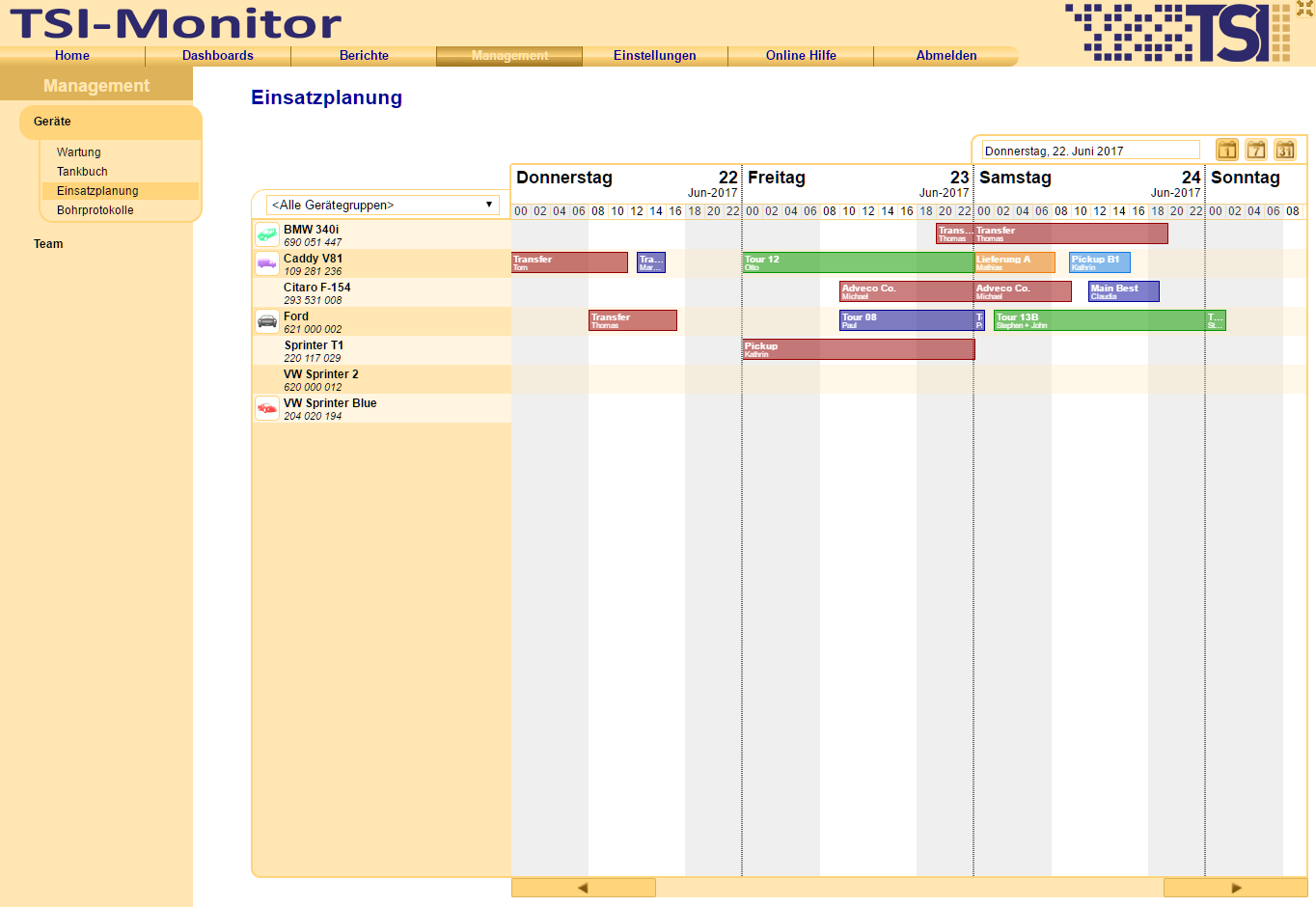 Einsatzplanung